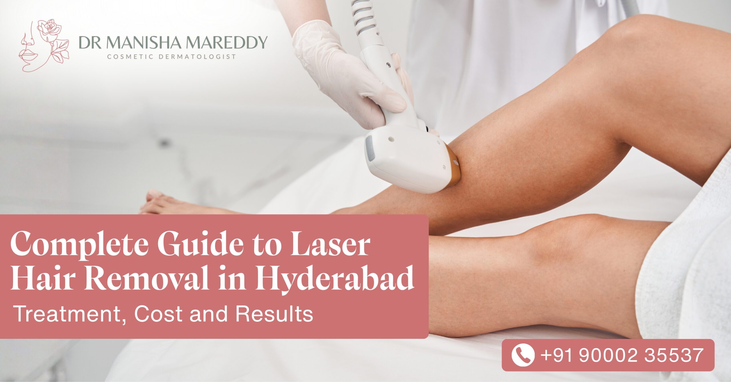 Laser hair removal treatment in Kokapet dermatology clinic