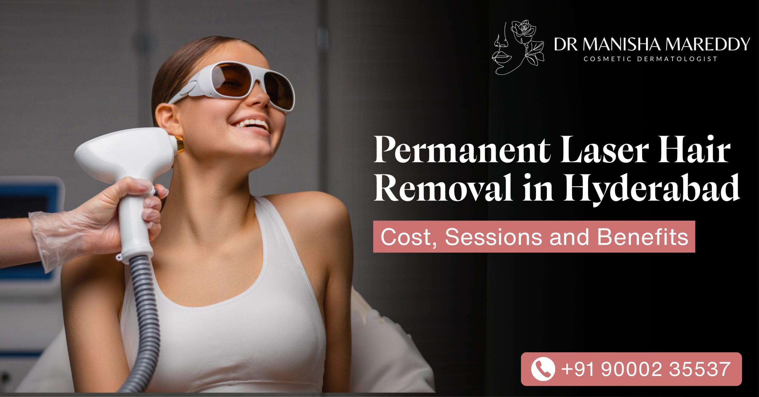 Permanent laser hair removal treatment in Kokapet clinic